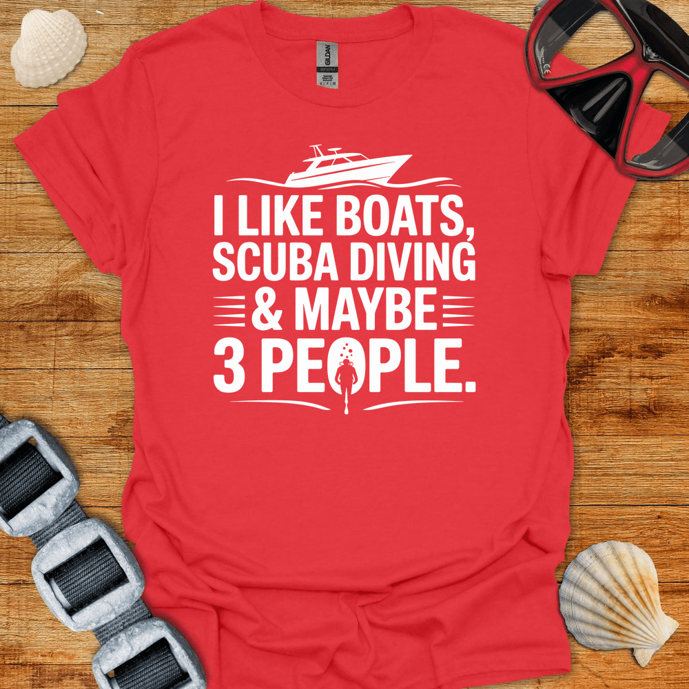 T-Shirt Red / S Like Boats T-Shirt