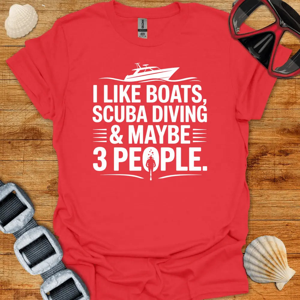 T-Shirt Red / S Like Boats T-Shirt