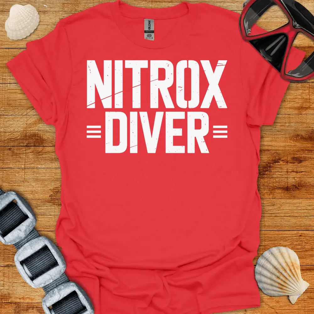 T-Shirt Red / S Nitrox Diver T-Shirt