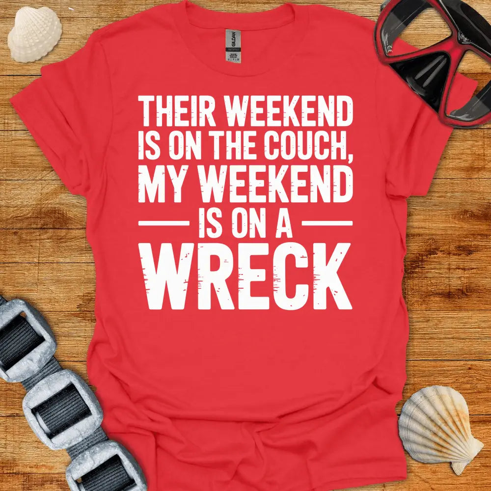 T-Shirt Red / S On A Wreck T-Shirt