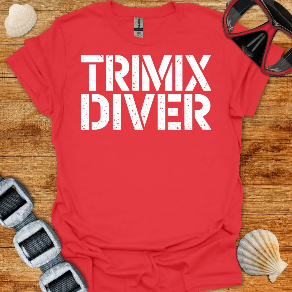T-Shirt Red / S Trimix Diver T-Shirt