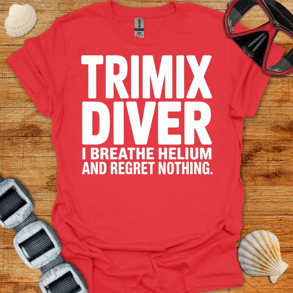 T-Shirt Red / S Trimix Helium T-Shirt
