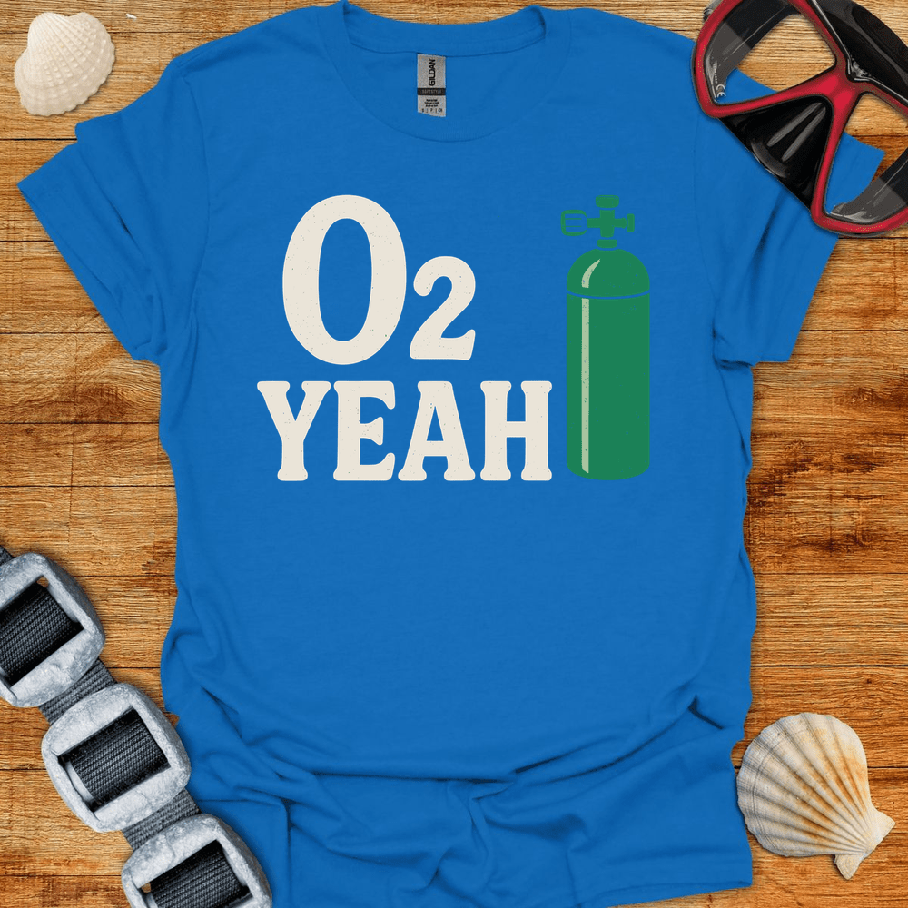 T-Shirt Royal / S 02 Yeah T-Shirt