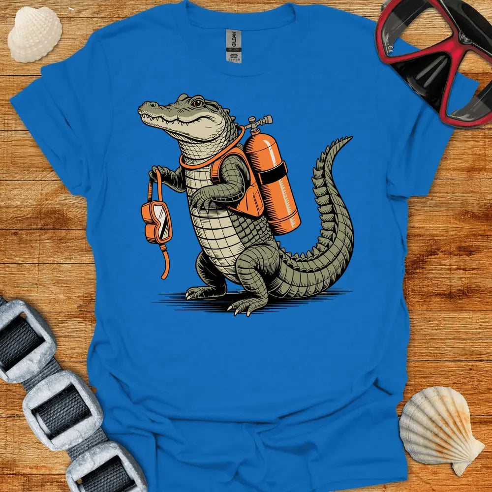 T-Shirt Royal / S Alligator Diver T-Shirt