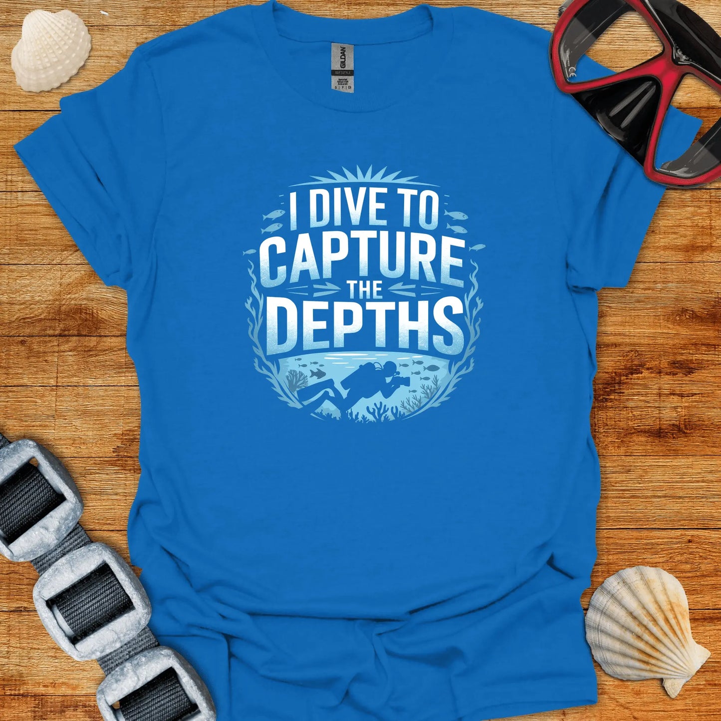 T-Shirt Royal / S Capture The Depths T-Shirt