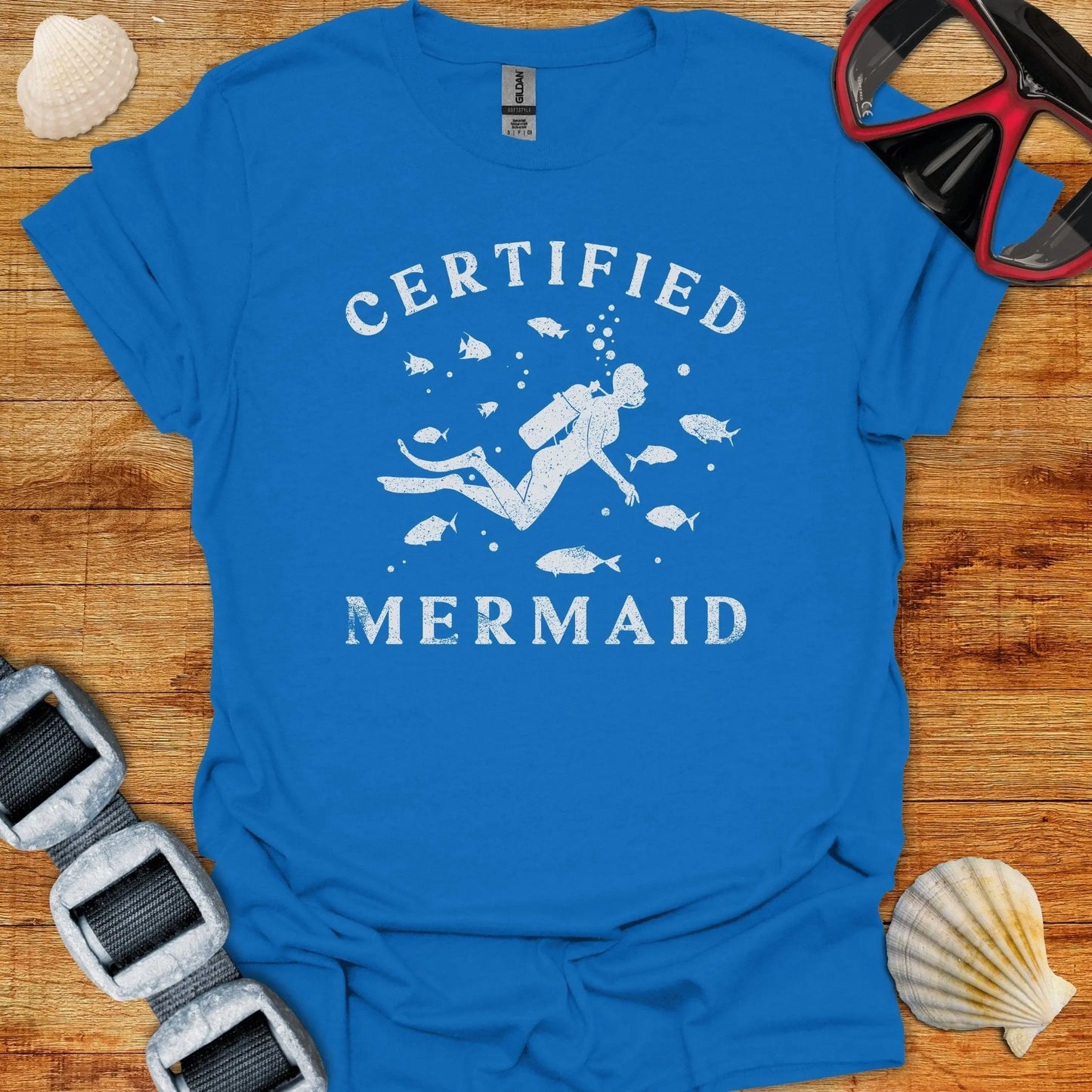T-Shirt Royal / S Ceritfied Mermaid - T Shirt