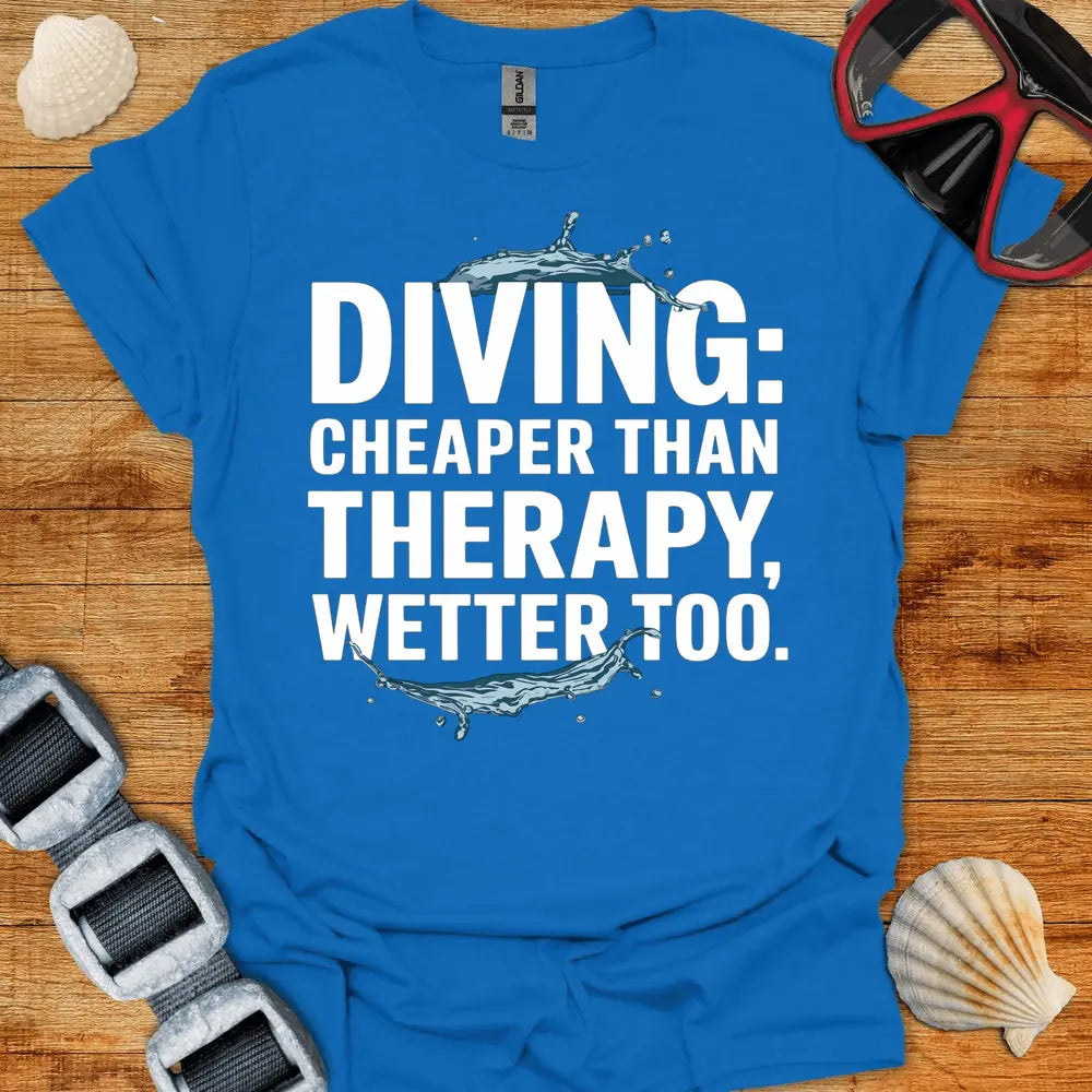 T-Shirt Royal / S Cheaper Than Therapy T-Shirt