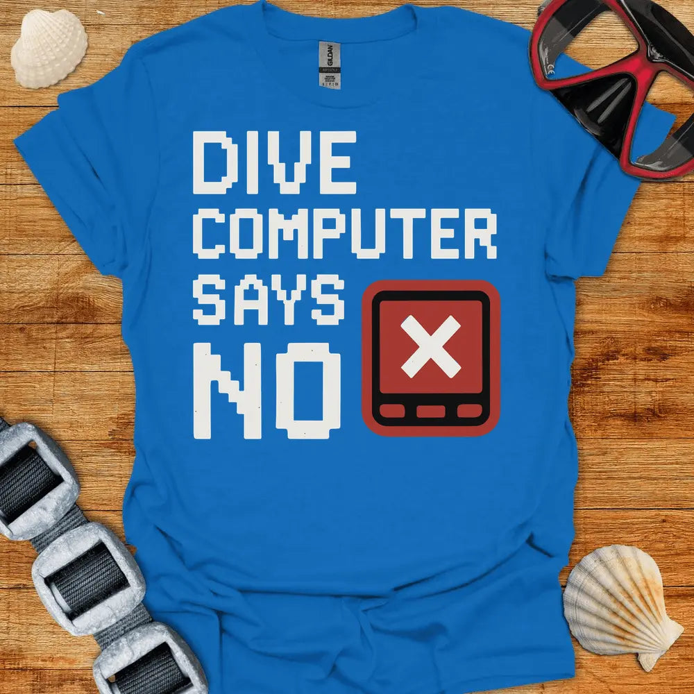 T-Shirt Royal / S Dive Computer T-Shirt
