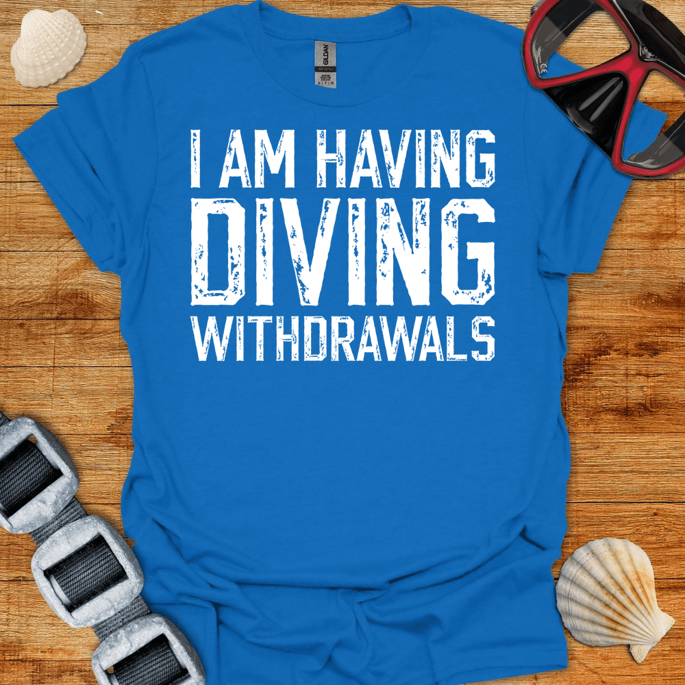 T-Shirt Royal / S Diving Withdrawals T-Shirt