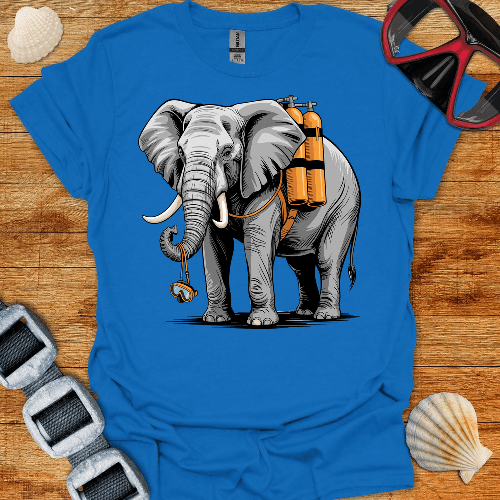 T-Shirt Royal / S Elephant Diver T-Shirt