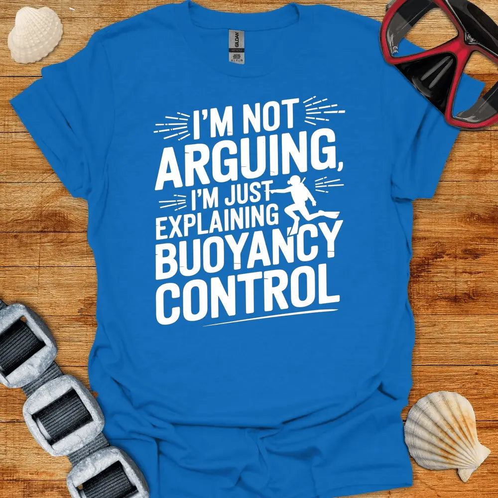 T-Shirt Royal / S Explaining Buoyancy T-Shirt