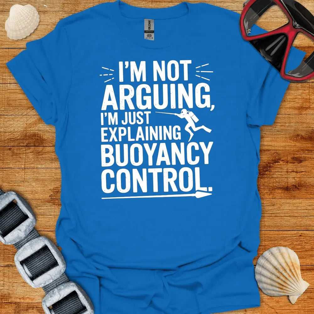 T-Shirt Royal / S Explaining Buoyancy T-Shirt 2