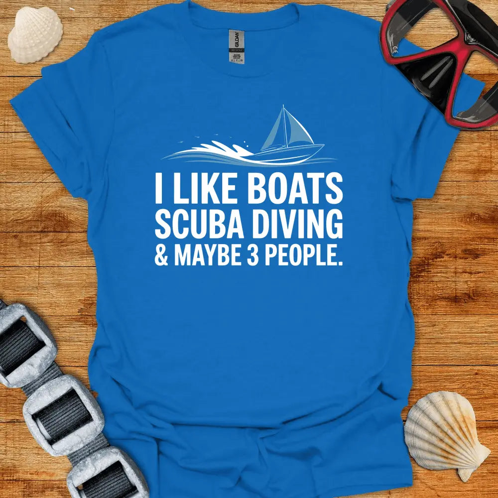 T-Shirt Royal / S I Like Boats T-Shirt