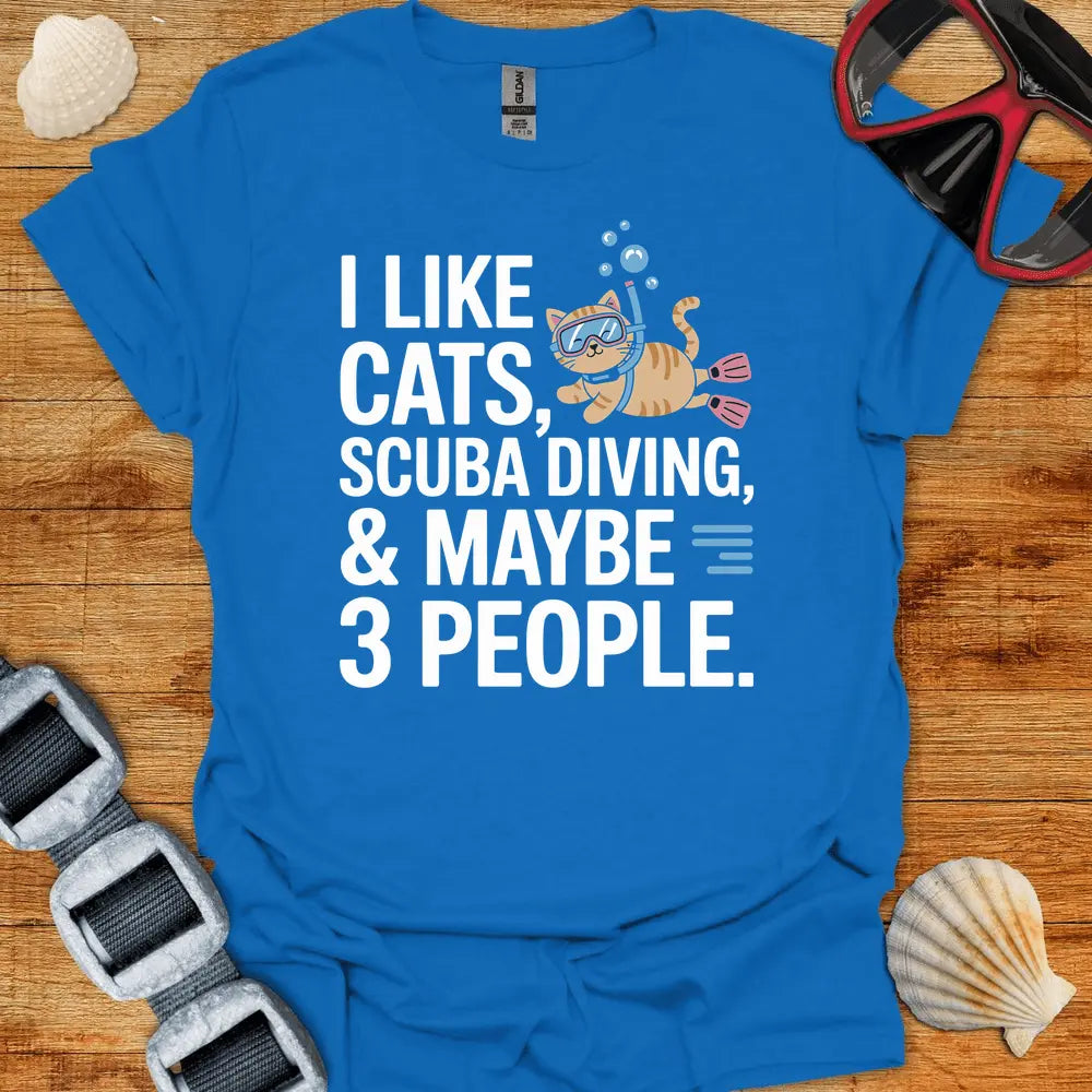 T-Shirt Royal / S I Like Cats T-Shirt