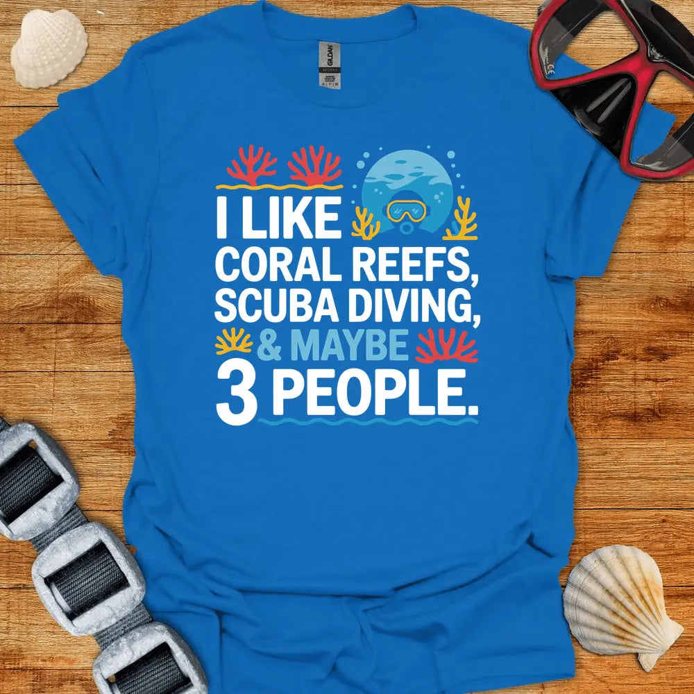 T-Shirt Royal / S I Like Coral T-Shirt