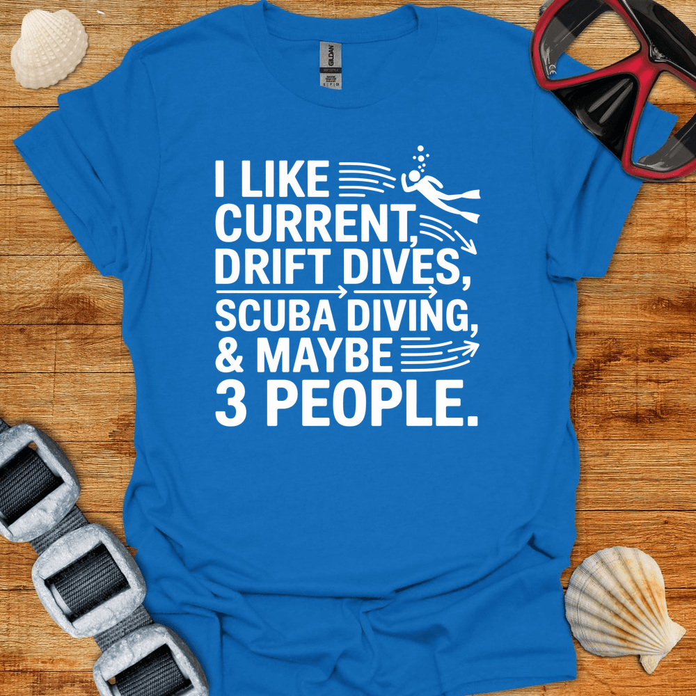 T-Shirt Royal / S I Like Current T-Shirt