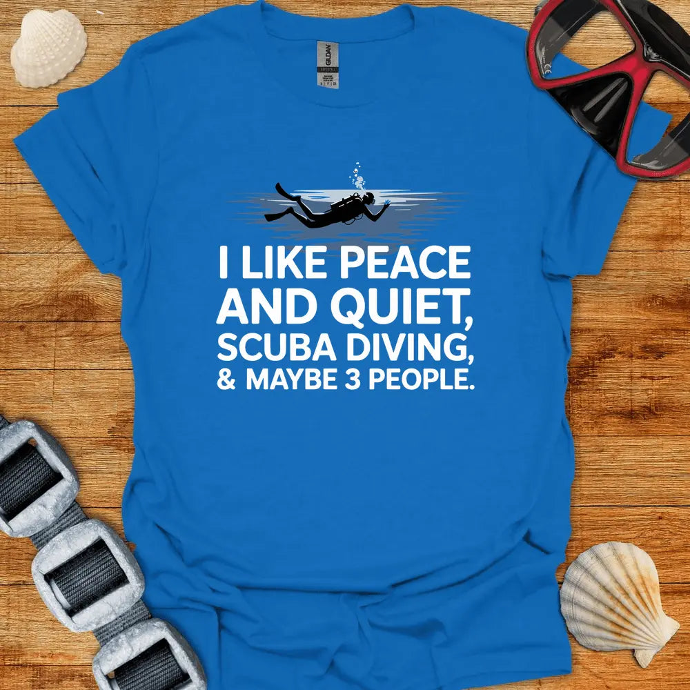 T-Shirt Royal / S I Like Peace T-Shirt