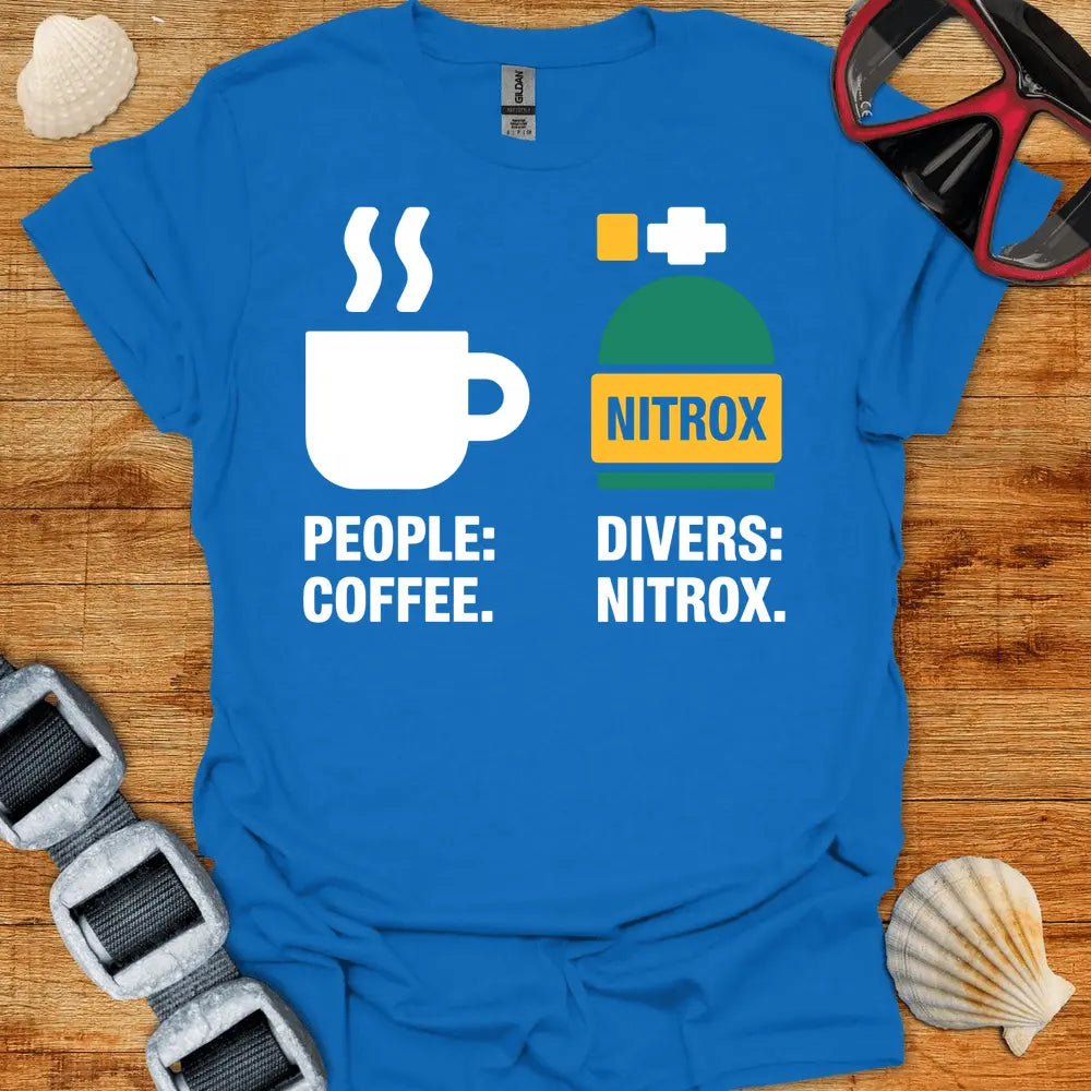 T-Shirt Royal / S I Like Sharks