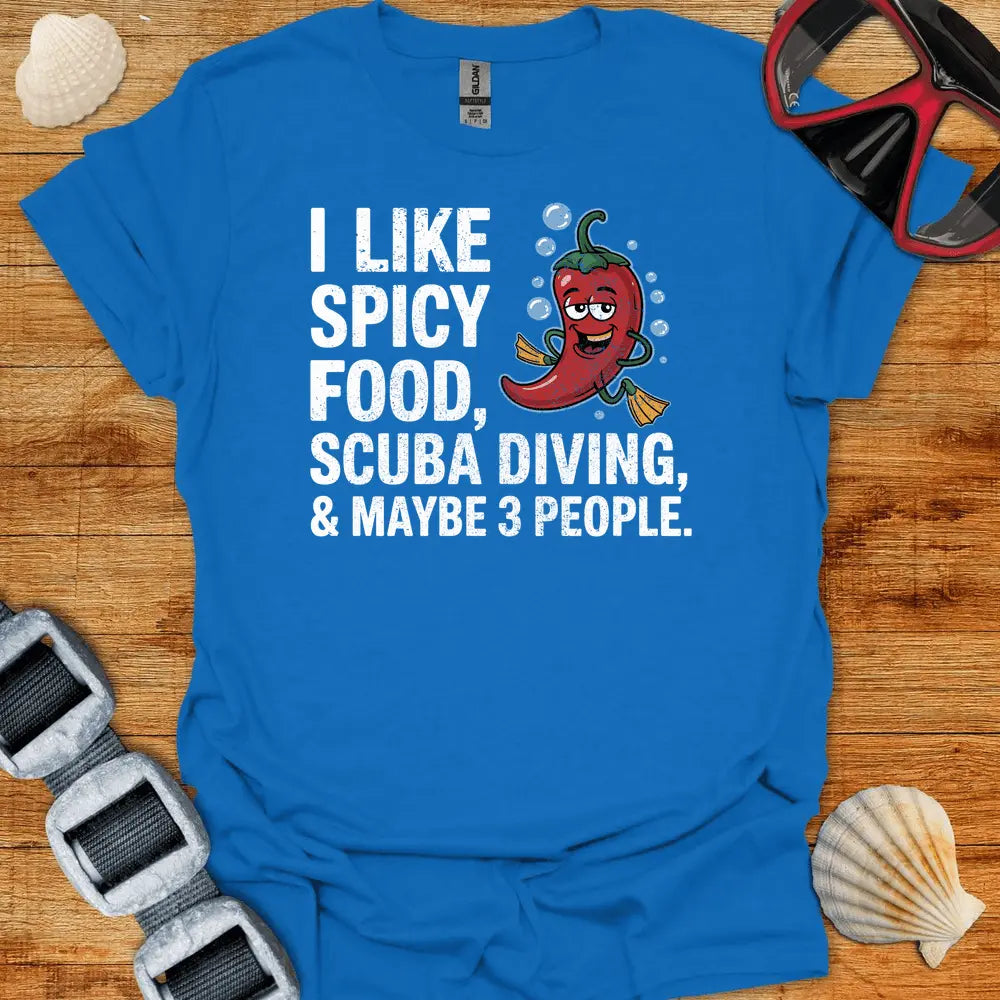 T-Shirt Royal / S I Like Spicy Food T-Shirt