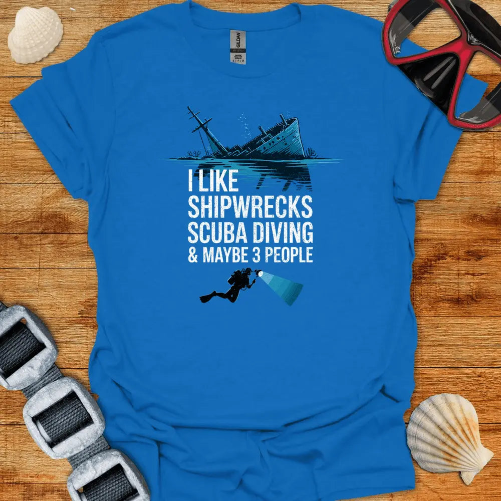 T-Shirt Royal / S I Like Wrecks T-Shirt