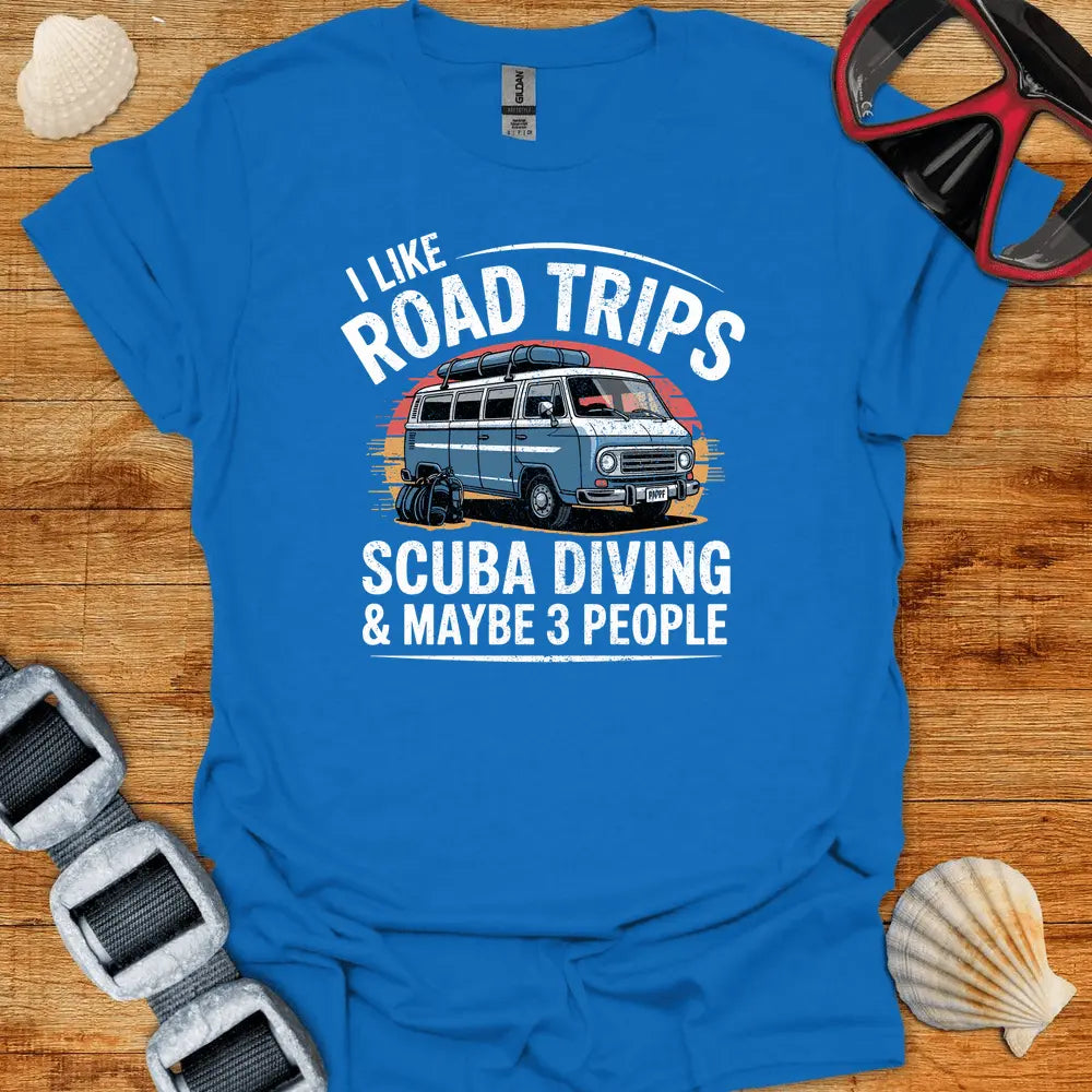 T-Shirt Royal / S Like Road Trips T-Shirt