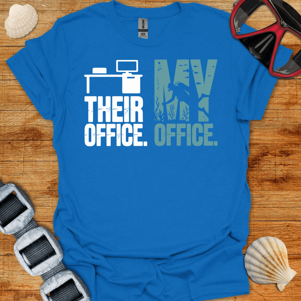 T-Shirt Royal / S My Office T-Shirt