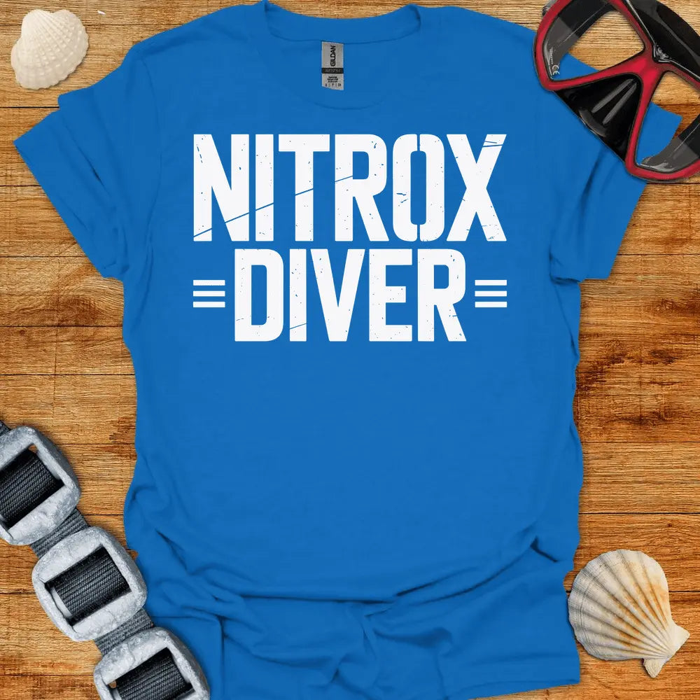 T-Shirt Royal / S Nitrox Diver T-Shirt