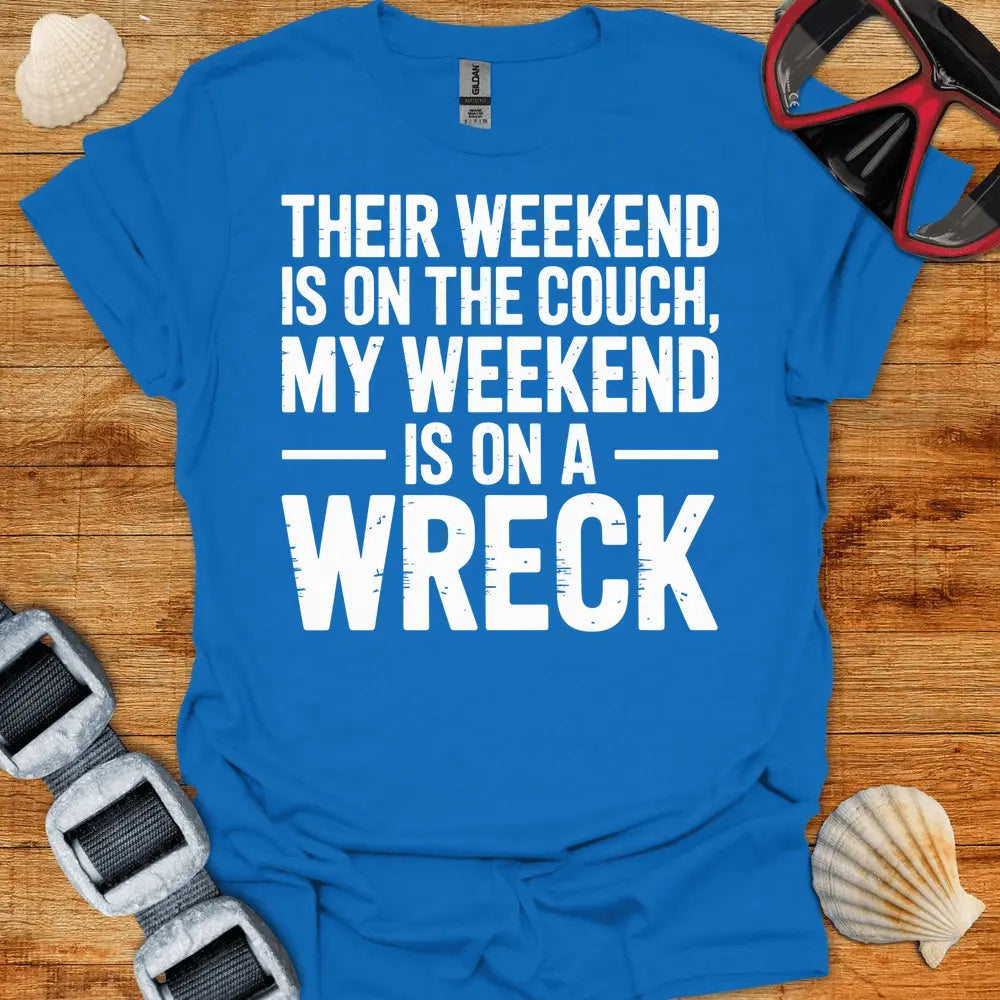 T-Shirt Royal / S On A Wreck T-Shirt