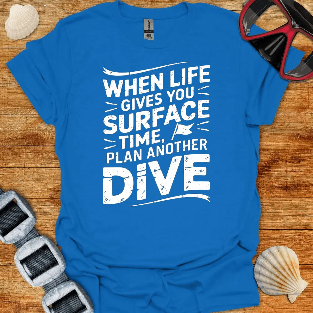 T-Shirt Royal / S Plan Another Dive T-Shirt