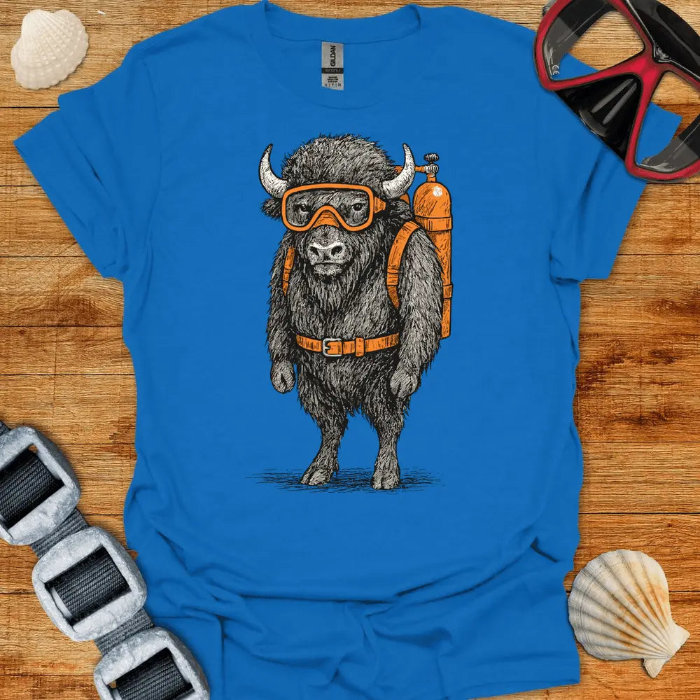 T-Shirt Royal / S Scuba Byson T-Shirt