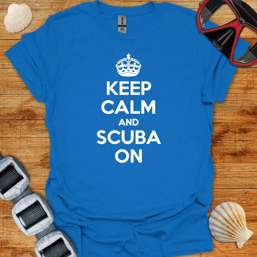 T-Shirt Royal / S Scuba On T-Shirt