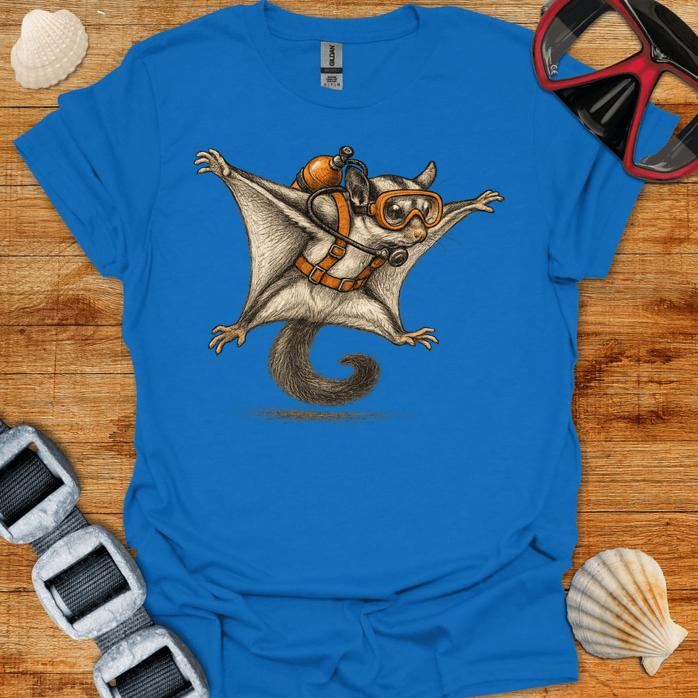 T-Shirt Royal / S Sugar Glider Diver T-Shirt