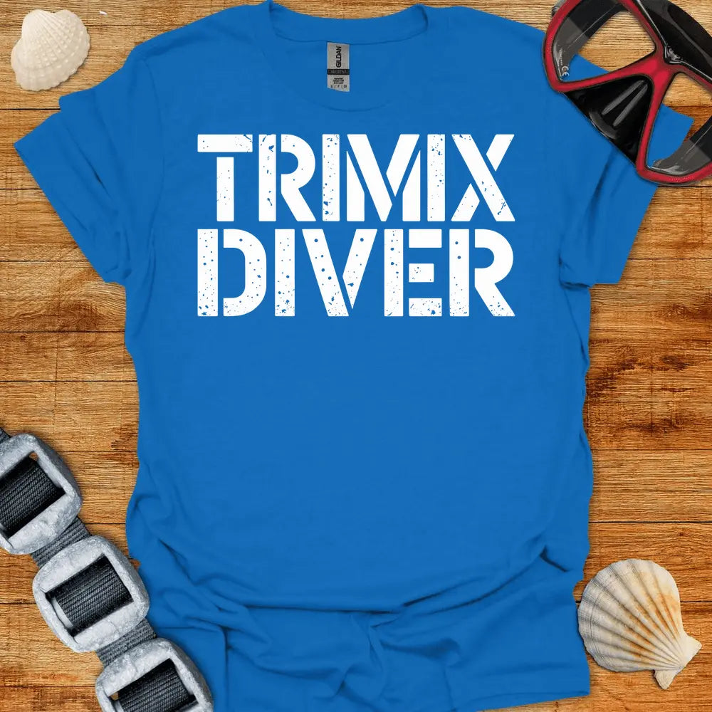 T-Shirt Royal / S Trimix Diver T-Shirt