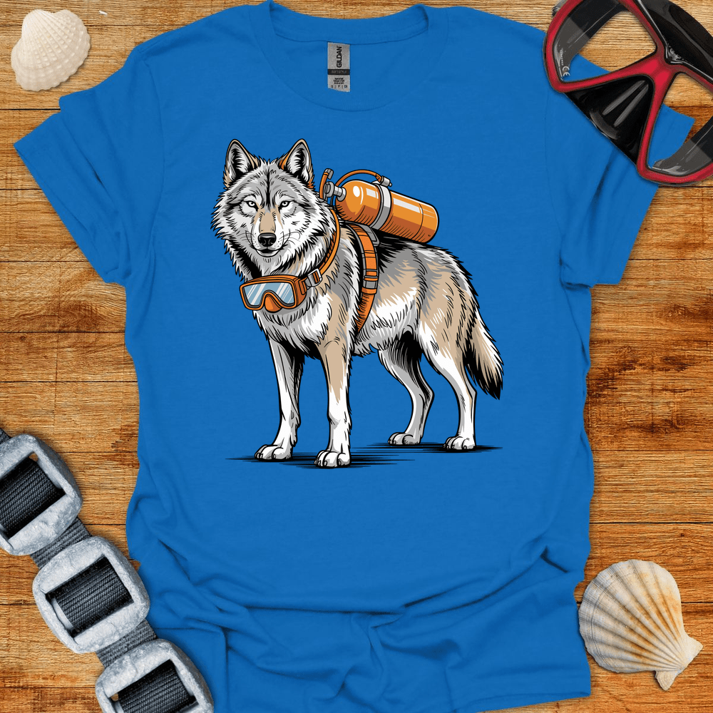 T-Shirt Royal / S Wolf Diver T-Shirt