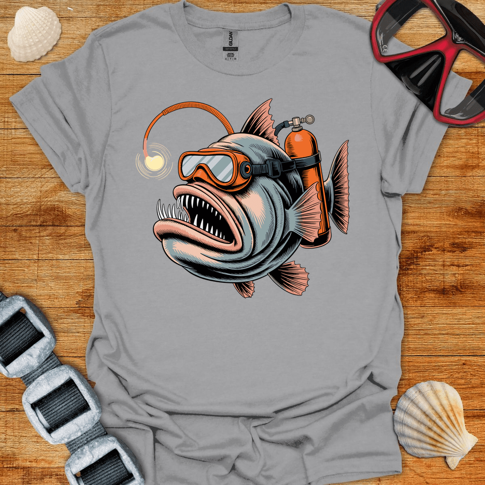 T-Shirt Sport Grey / S Anglerfish Diver T-Shirt