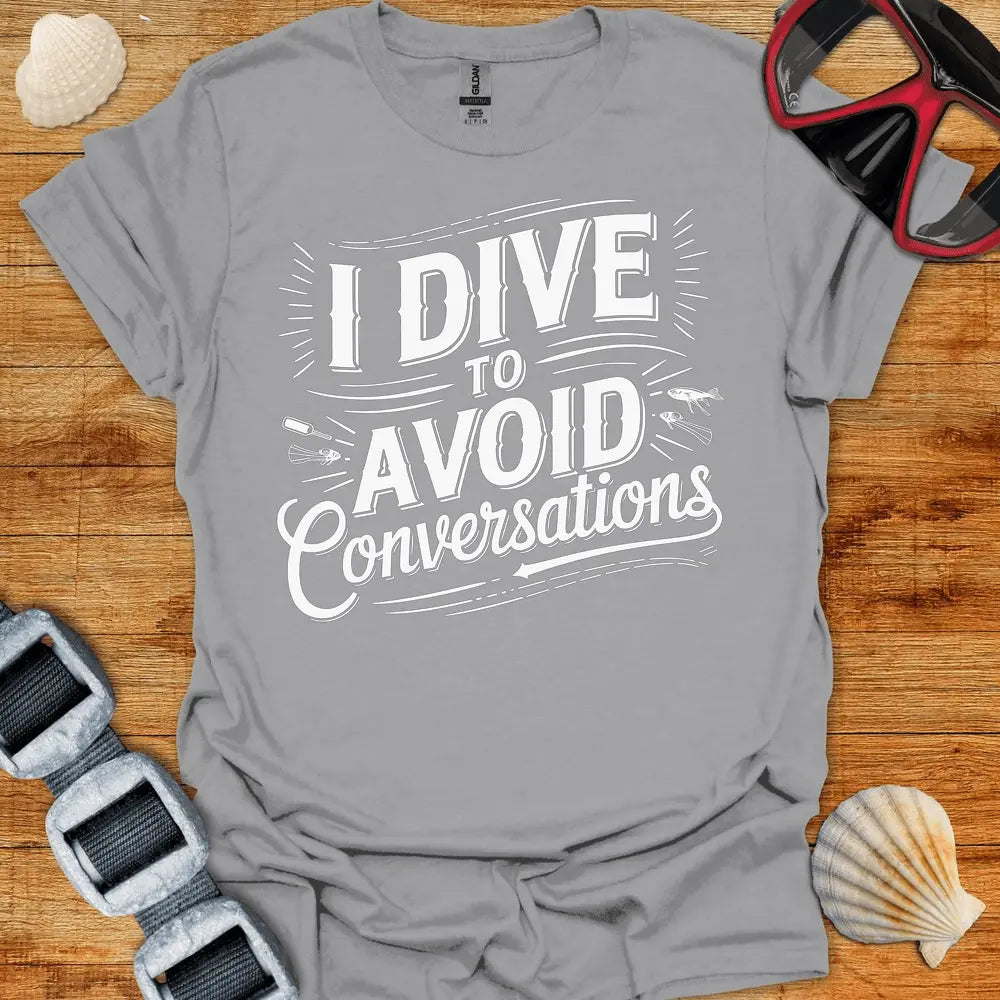 T-Shirt Sport Grey / S Avoid-Conversations T-Shirt