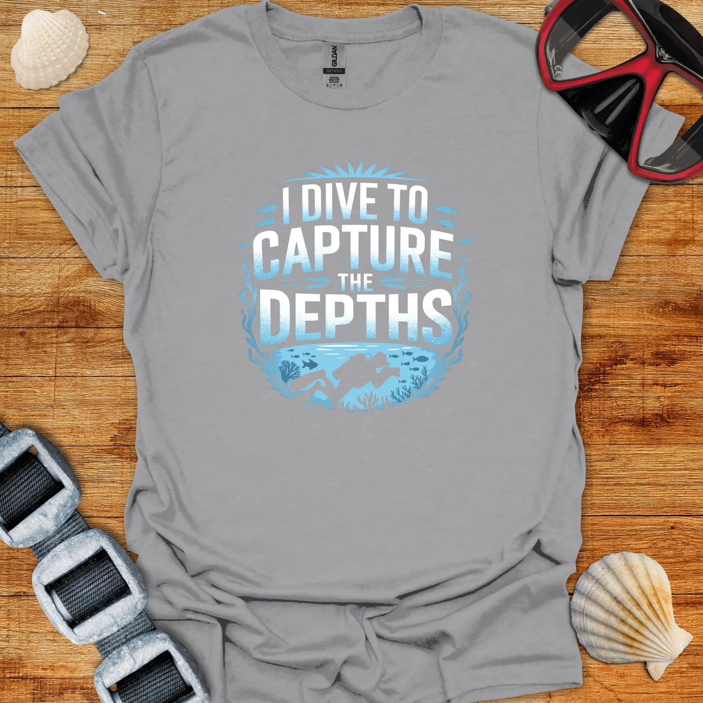 T-Shirt Sport Grey / S Capture The Depths T-Shirt