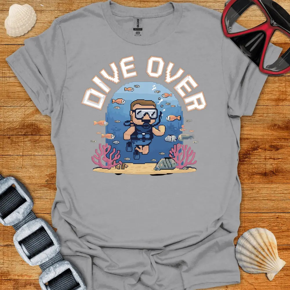 T-Shirt Sport Grey / S Dive Over Retro T-Shirt