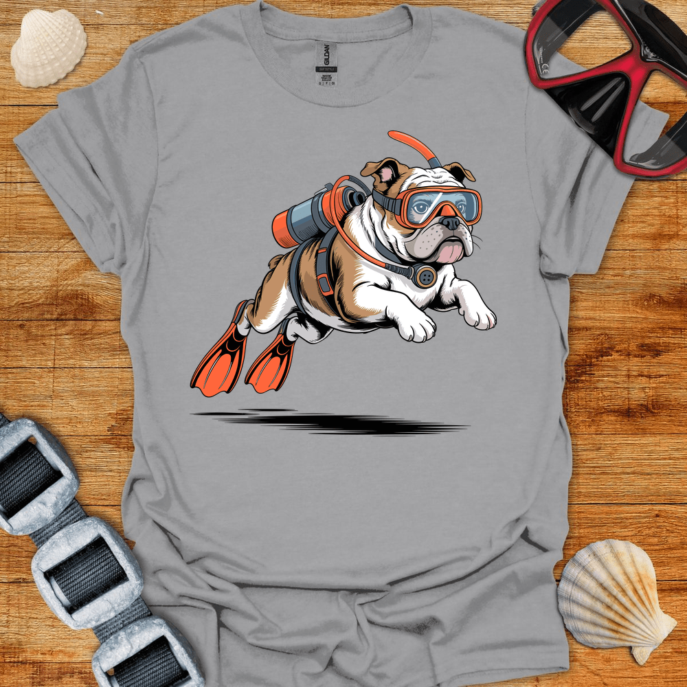 T-Shirt Sport Grey / S Diving Bulldog T-Shirt