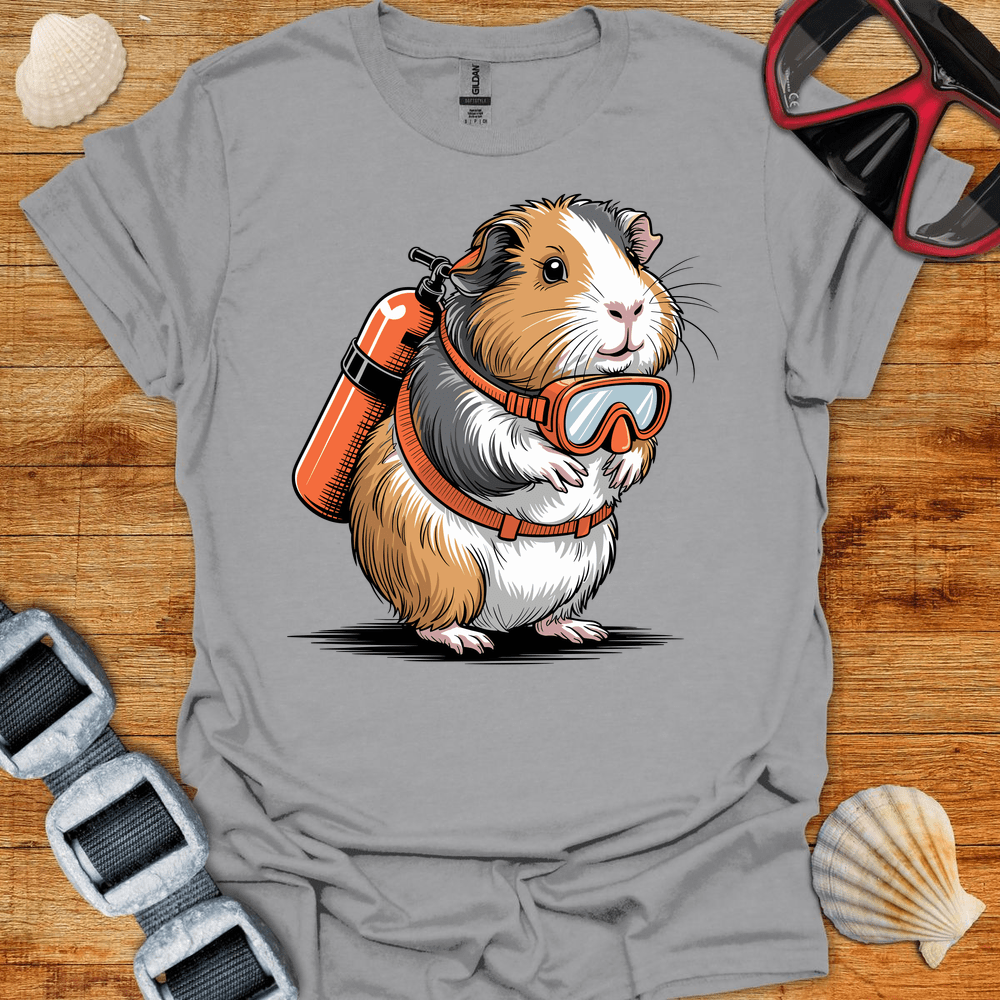T-Shirt Sport Grey / S Guinea Pig Diver T-Shirt
