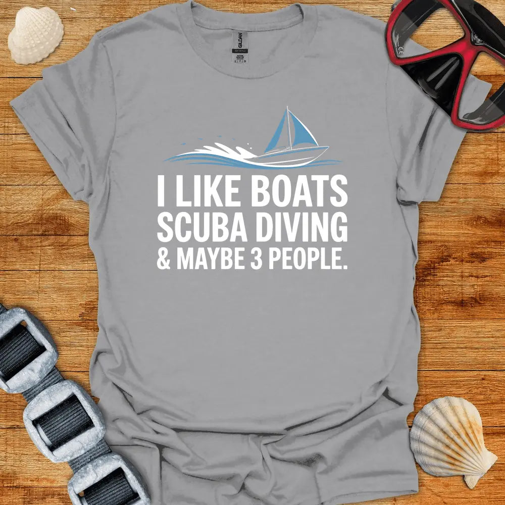 T-Shirt Sport Grey / S I Like Boats T-Shirt