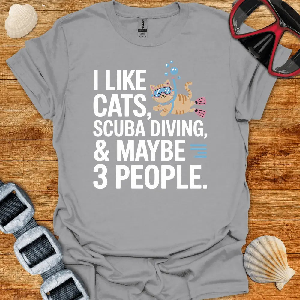 T-Shirt Sport Grey / S I Like Cats T-Shirt