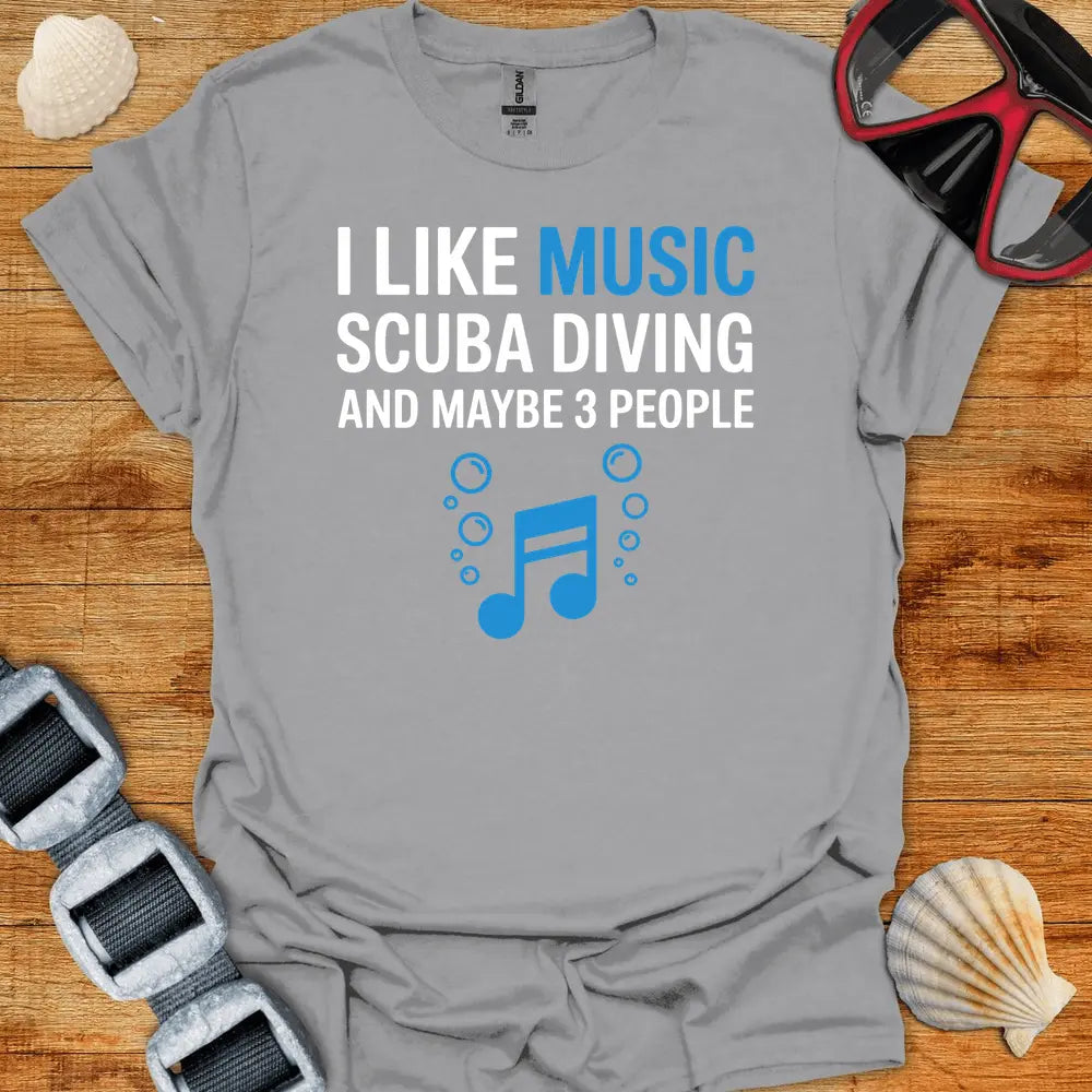 T-Shirt Sport Grey / S I Like Music T-Shirt