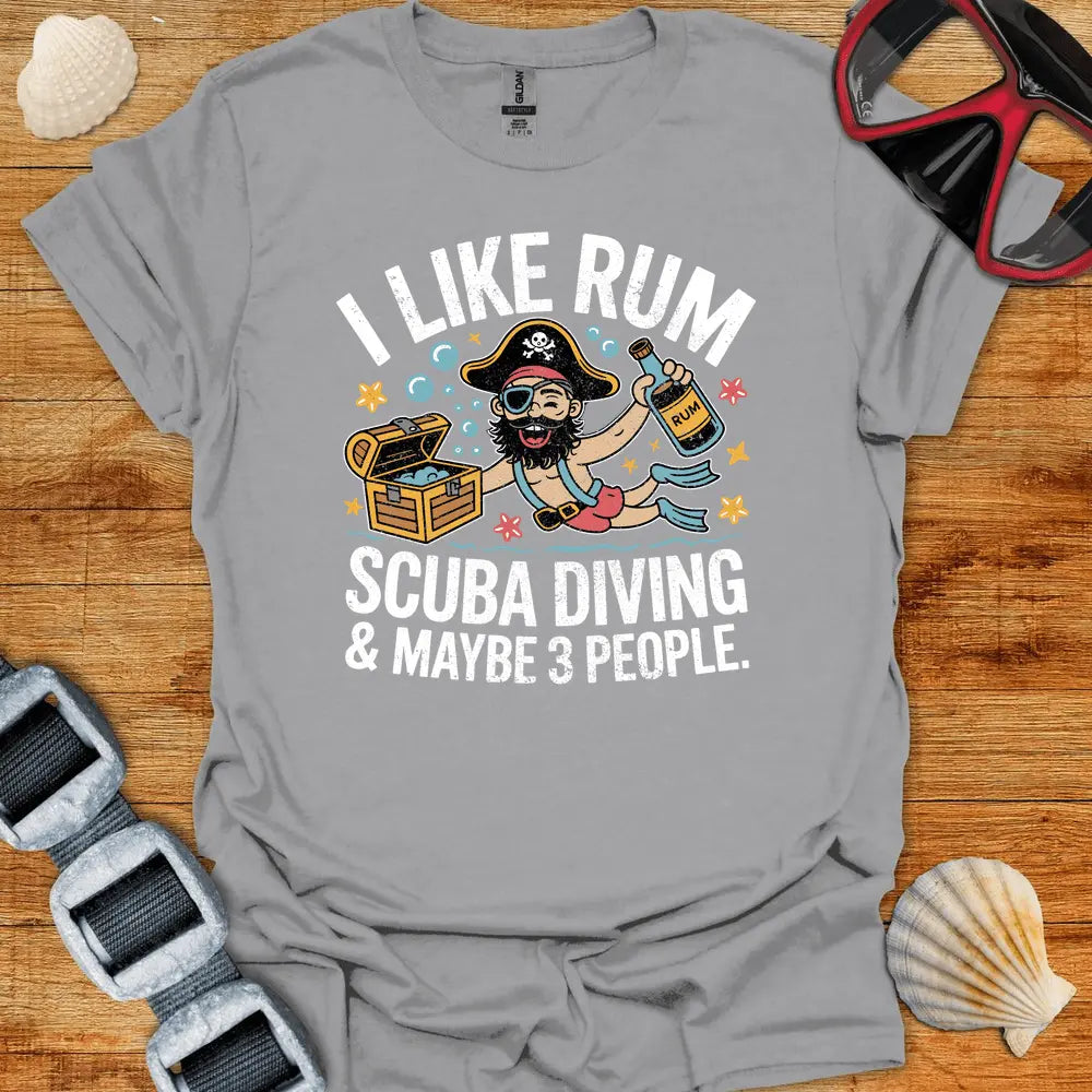 T-Shirt Sport Grey / S I Like Rum T-Shirt