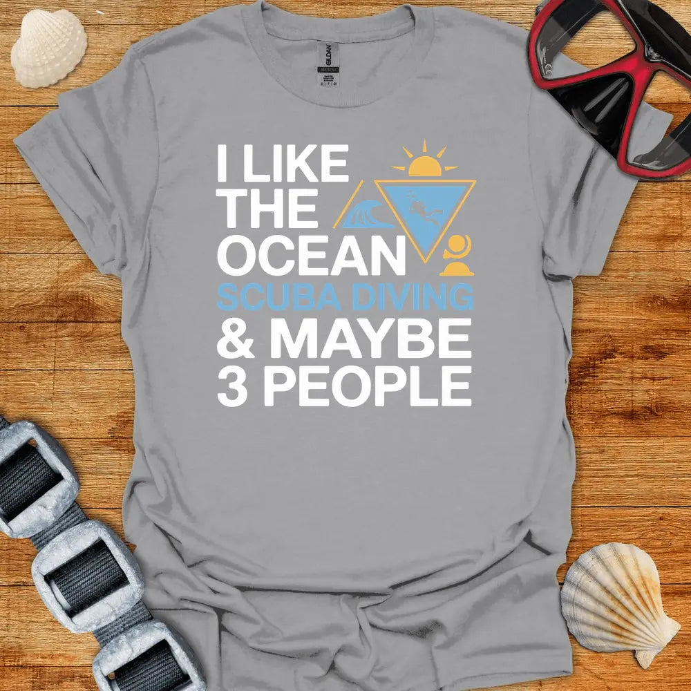 T-Shirt Sport Grey / S I Like The Ocean T-Shirt