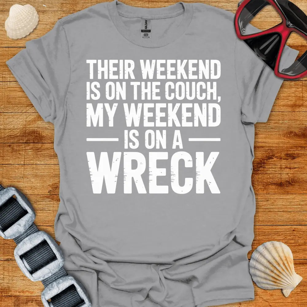 T-Shirt Sport Grey / S On A Wreck T-Shirt