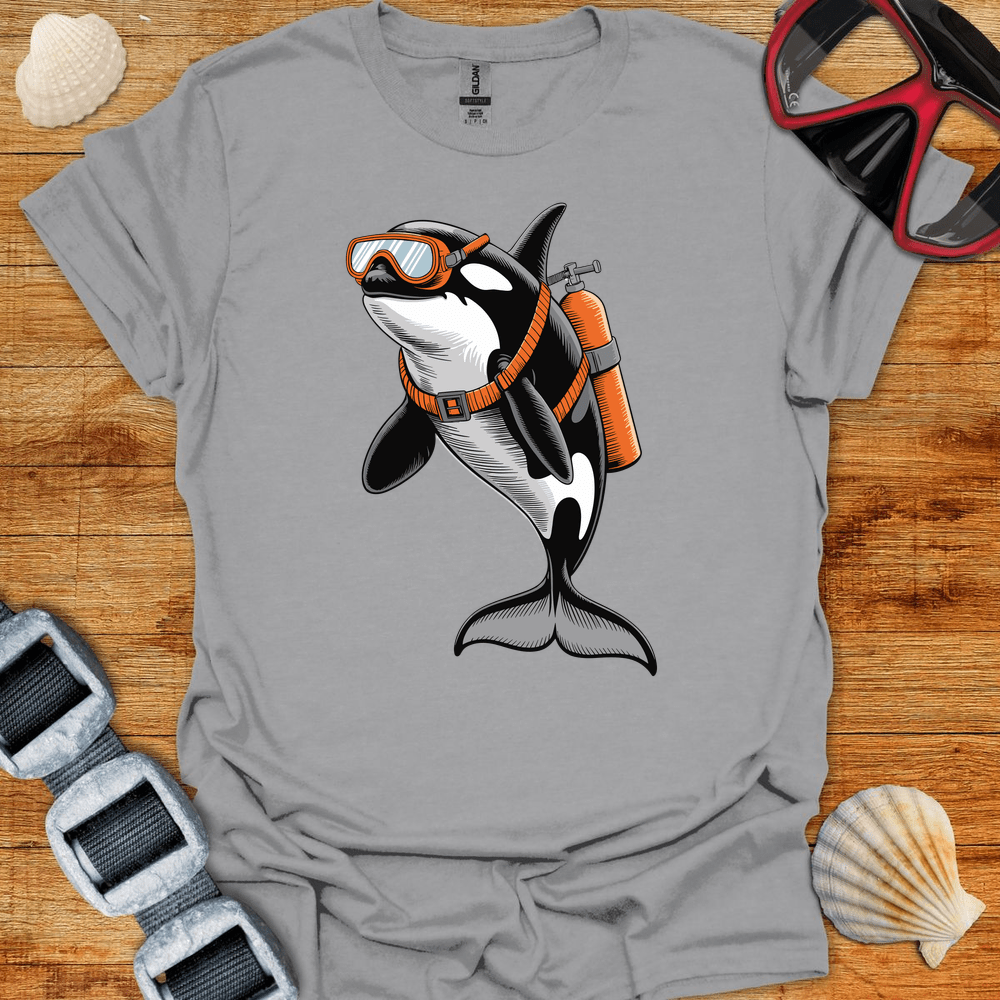 T-Shirt Sport Grey / S Orca Diver T-Shirt