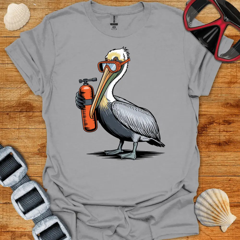 T-Shirt Sport Grey / S Pelican Diver T-Shirt