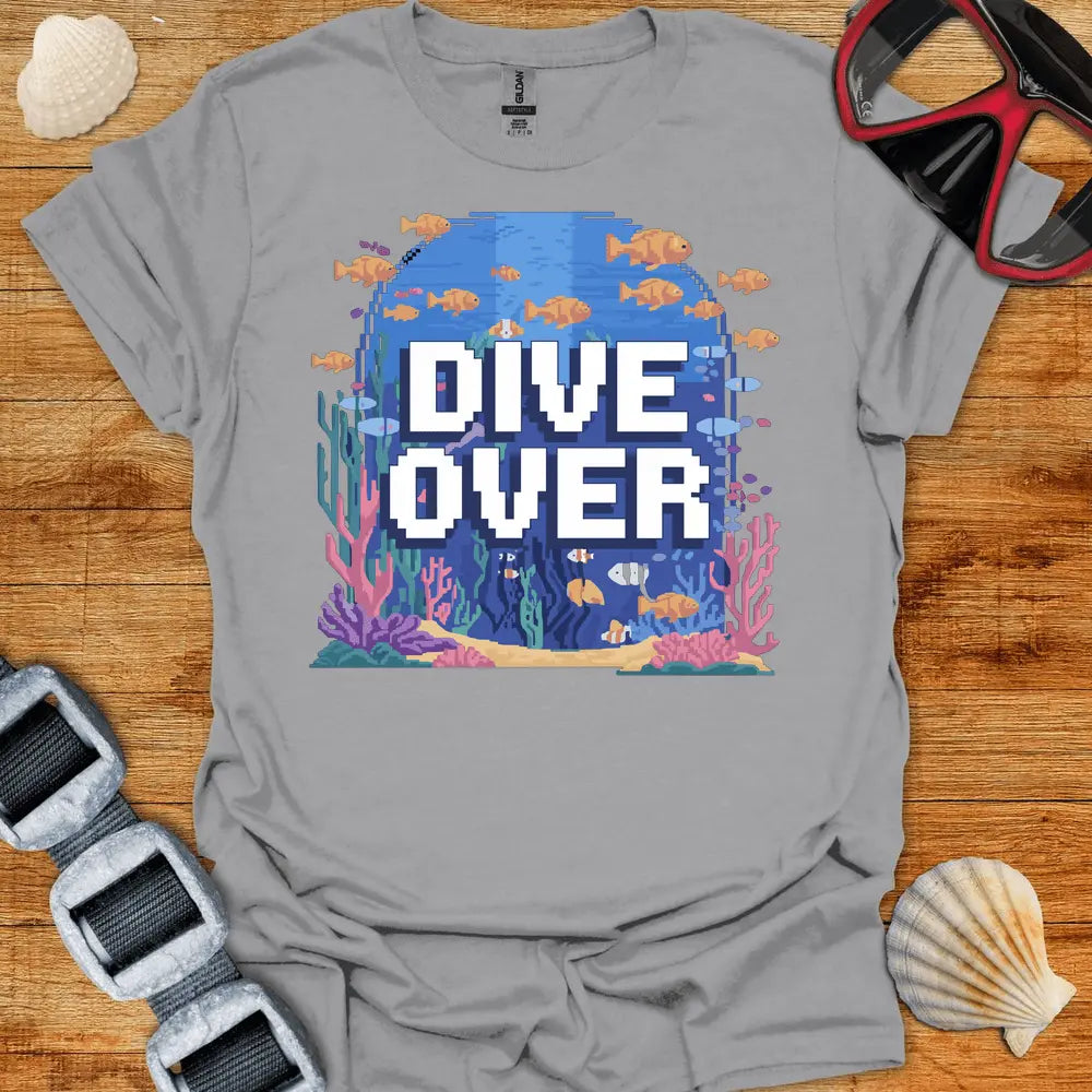 T-Shirt Sport Grey / S Retro Dive Over T-Shirt