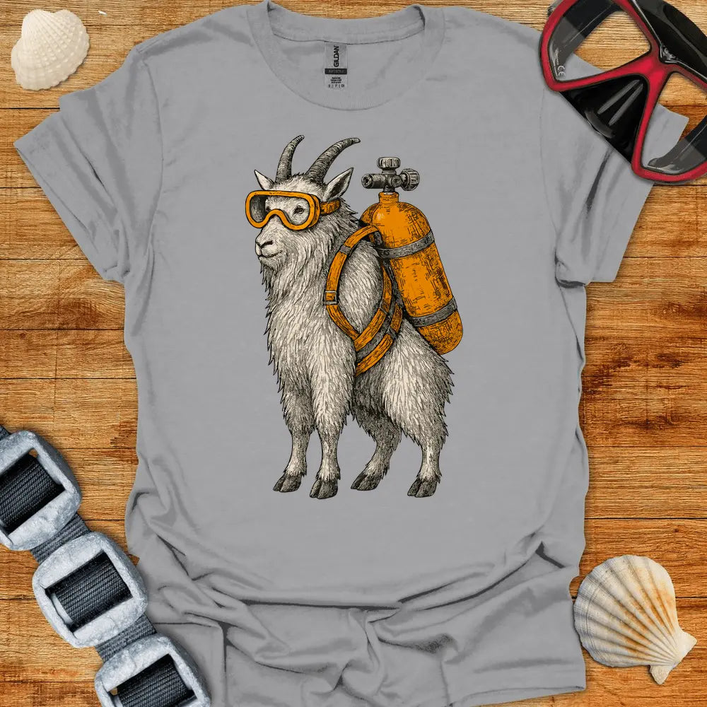 T-Shirt Sport Grey / S Scuba Goat T-Shirt